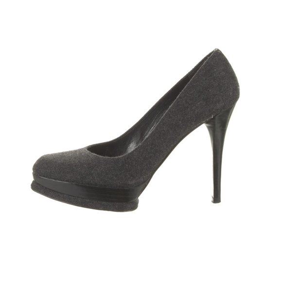 EUC STUART WEITZMAN Wool Platform Pumps - Picture 7 of 15